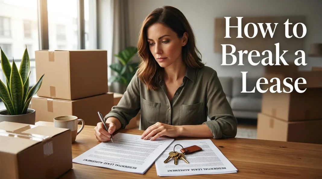 How to Break a Lease How to Break a Lease